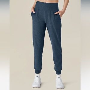 Beyond Yoga Spacedye Midi Jogger in Nocturnal Navy XS